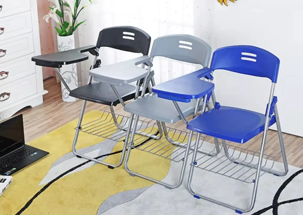 Wholesale School Furniture Classroom Study Student Table Chair Training Folding Chair