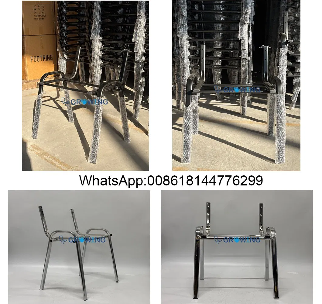 Customized High Quality Student Folding Training Chair School Wooden Chair with Arm Writing Pad for School