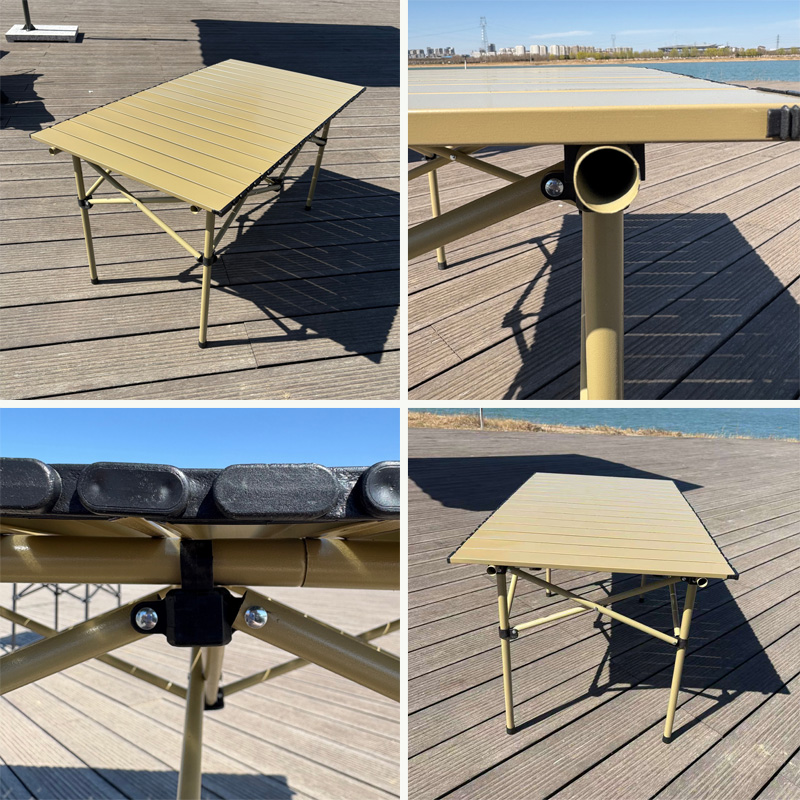 Factory Direct Portable Outdoor Foldable Long Table Customizable Camping Table for Dining Fishing Party