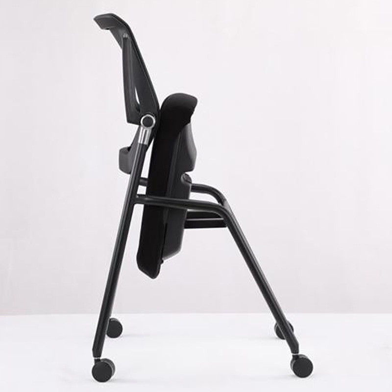 Modern Office Furniture Folding Chair with Armrests Mesh Event Training Chair