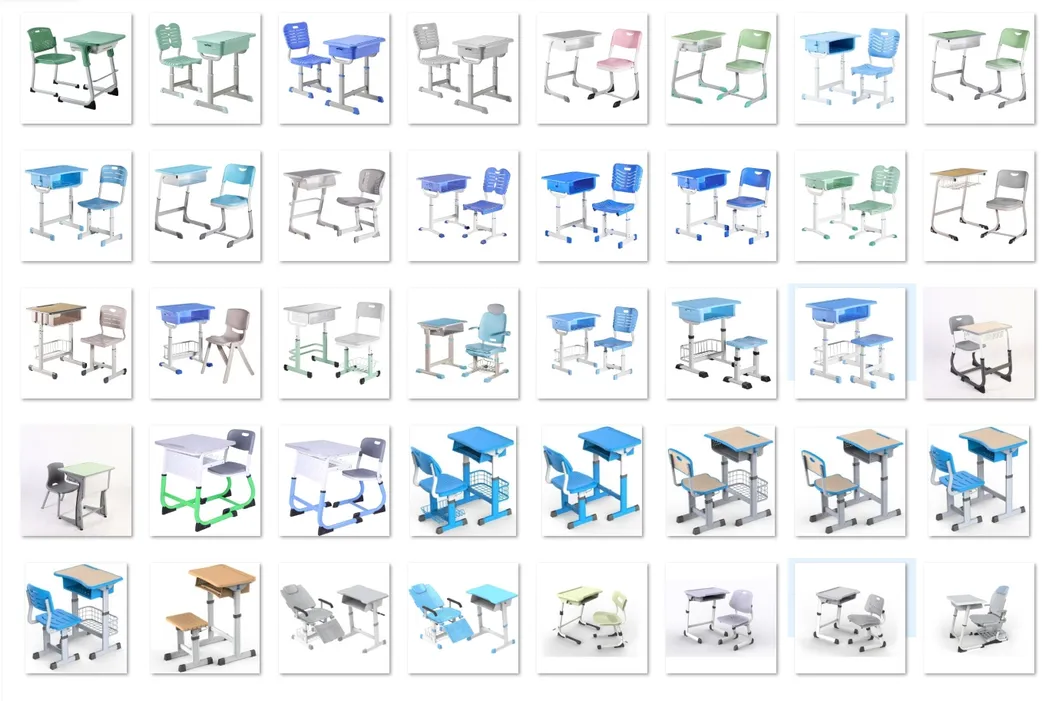 School study desk and chair setup