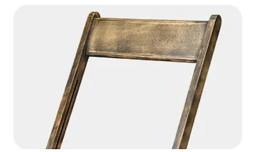Wholesale Outdoor Event Balcony Bistro Party Folding Wood Chairs