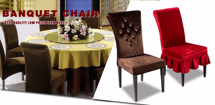 Hotel Furniture Design Restaurant Chairs Stackable Velvet Banquet Dining Chairs for Kitchen Conference Restaurant Use