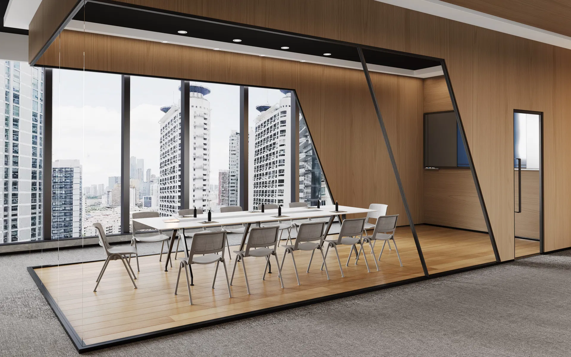 Wholesale Events Office Plastic Conference Chairs Detail