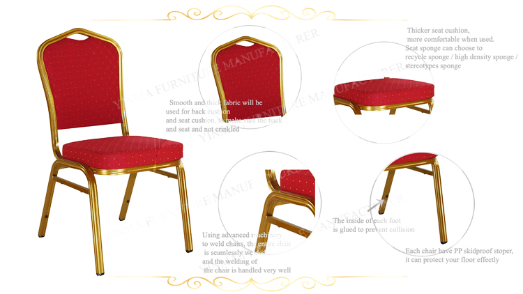 Wholesale Upholstered Blue Event Party Chairs Details