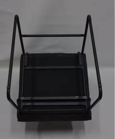 Hot Sale Stacking Restaurant Hotel Furniture Chairs Upholstered Fabric Seat and Back Metal Legs Dining Chairs