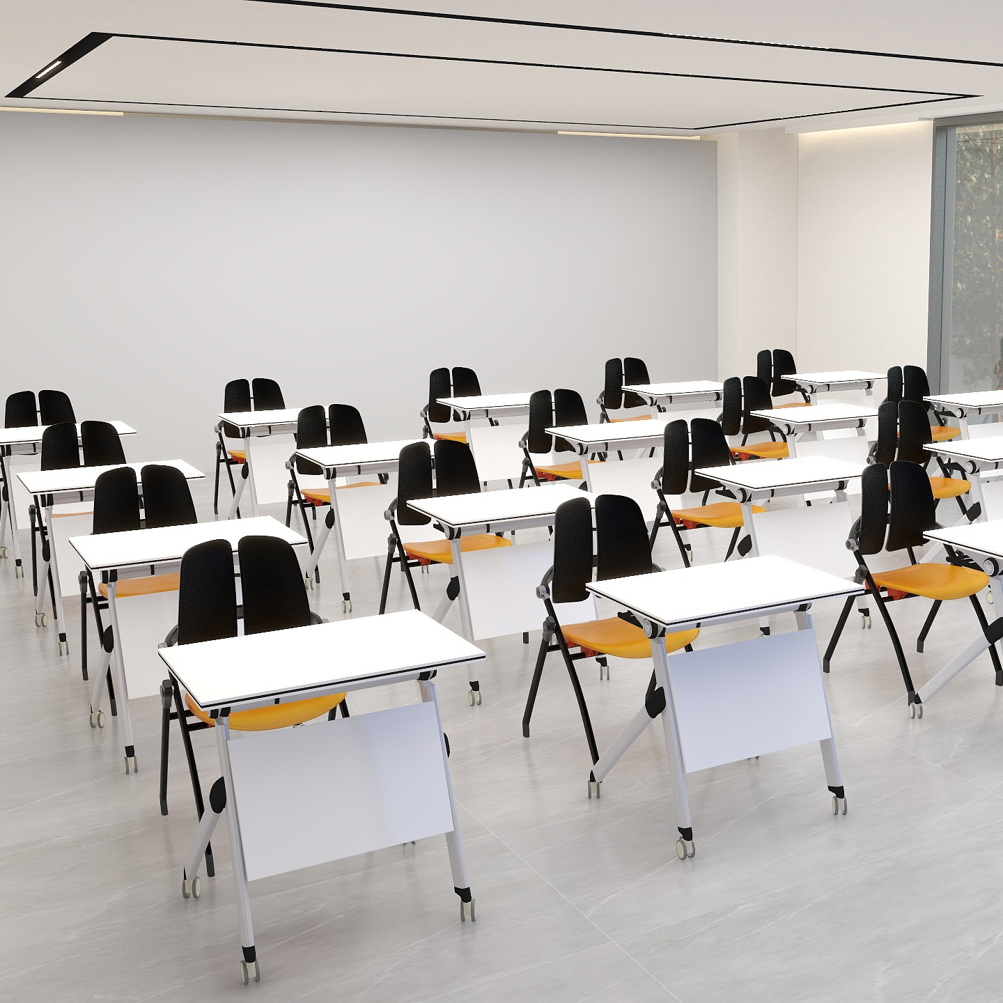 Higher Quality Wholesale Folding Plastic Chair for University and Smart Classroom of Study Chair