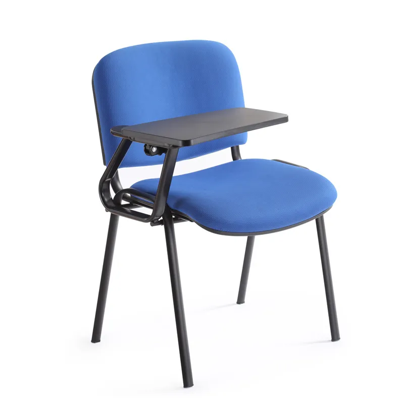 School Classroom Furniture Student Office Meeting Room Study Desk Training Chair with Writing Pad