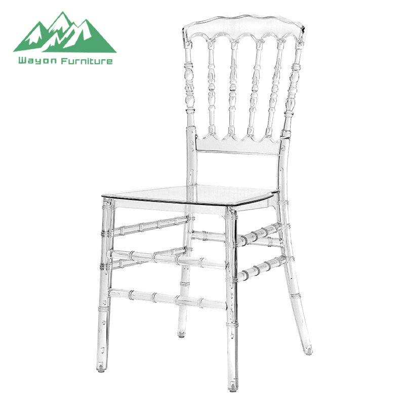 Wayon Stainless Steel Contemporary Hotel Chair Stackable &amp; Durable for Commercial Events Parties Lobby Use
