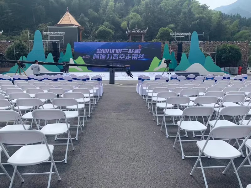 Wholesale Commercial Outdoor Garden Portable Modern Design Plastic Folding Dining Chairs White Living Room Wedding Event
