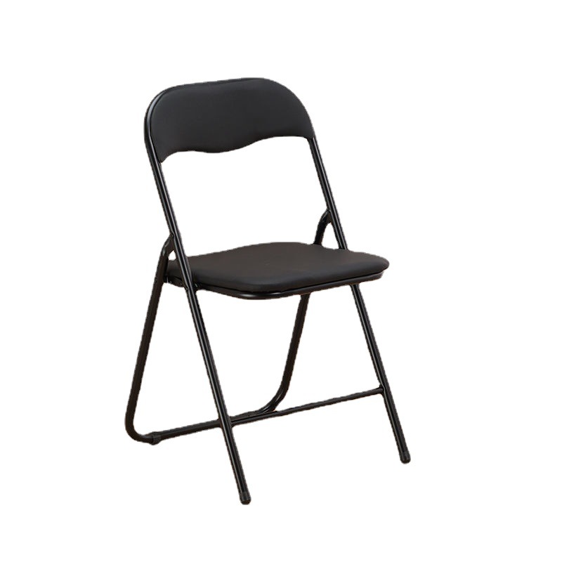 Cheap White Or Black Customized Iron Frame Folding Chairs Indoor And Outdoor Events Banquet Folding Chairs