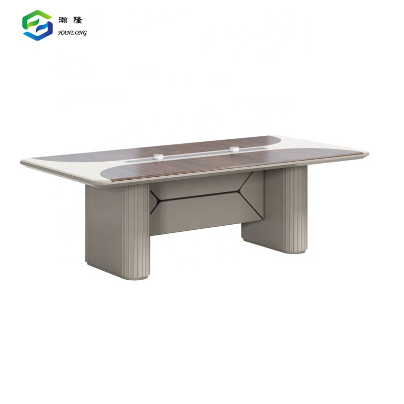 High End MDF Meeting Room Desk Modern Luxury Wood Conference Tables