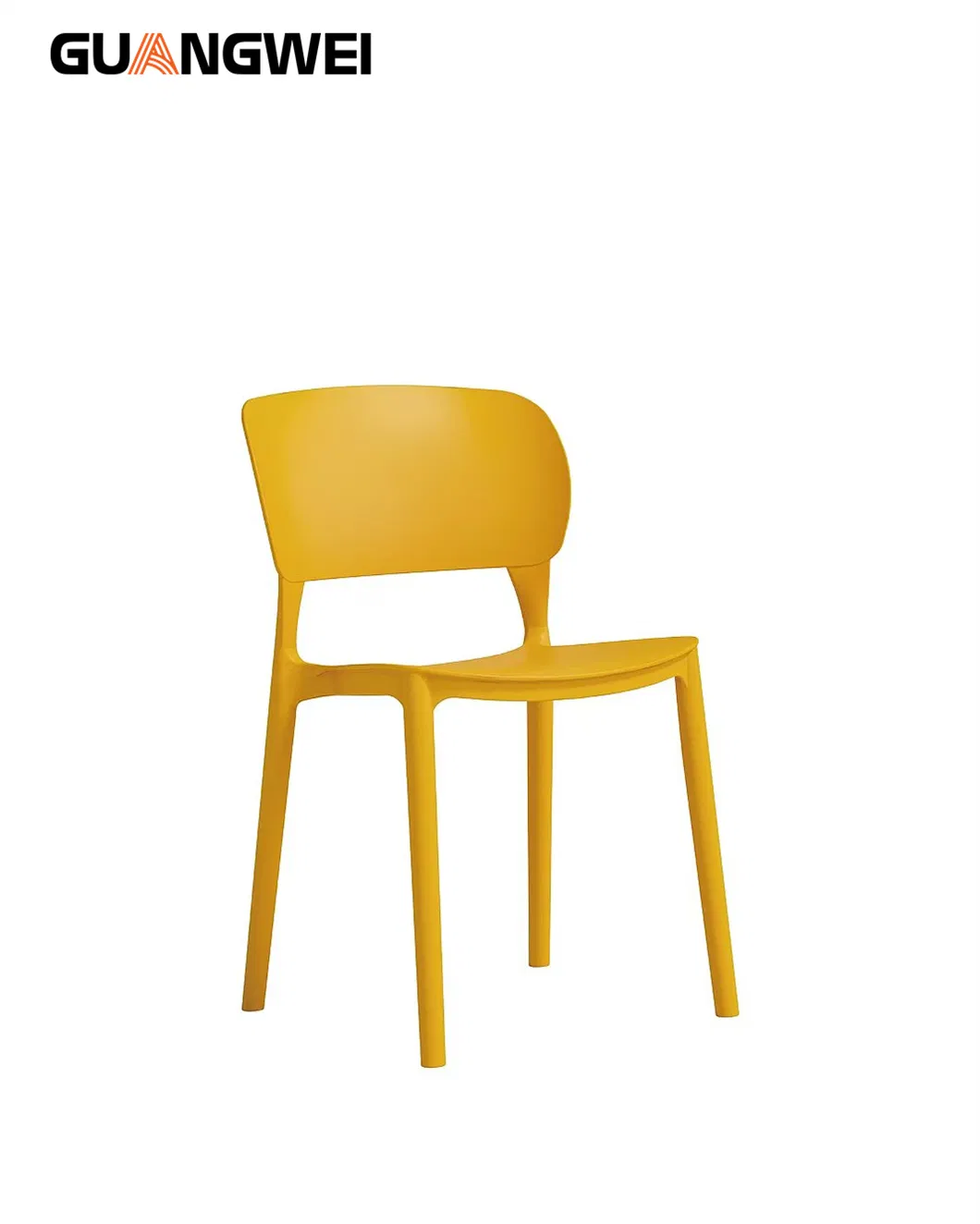 Fixed School Training Dining Room Bar Plastic Chair - Color Option 4