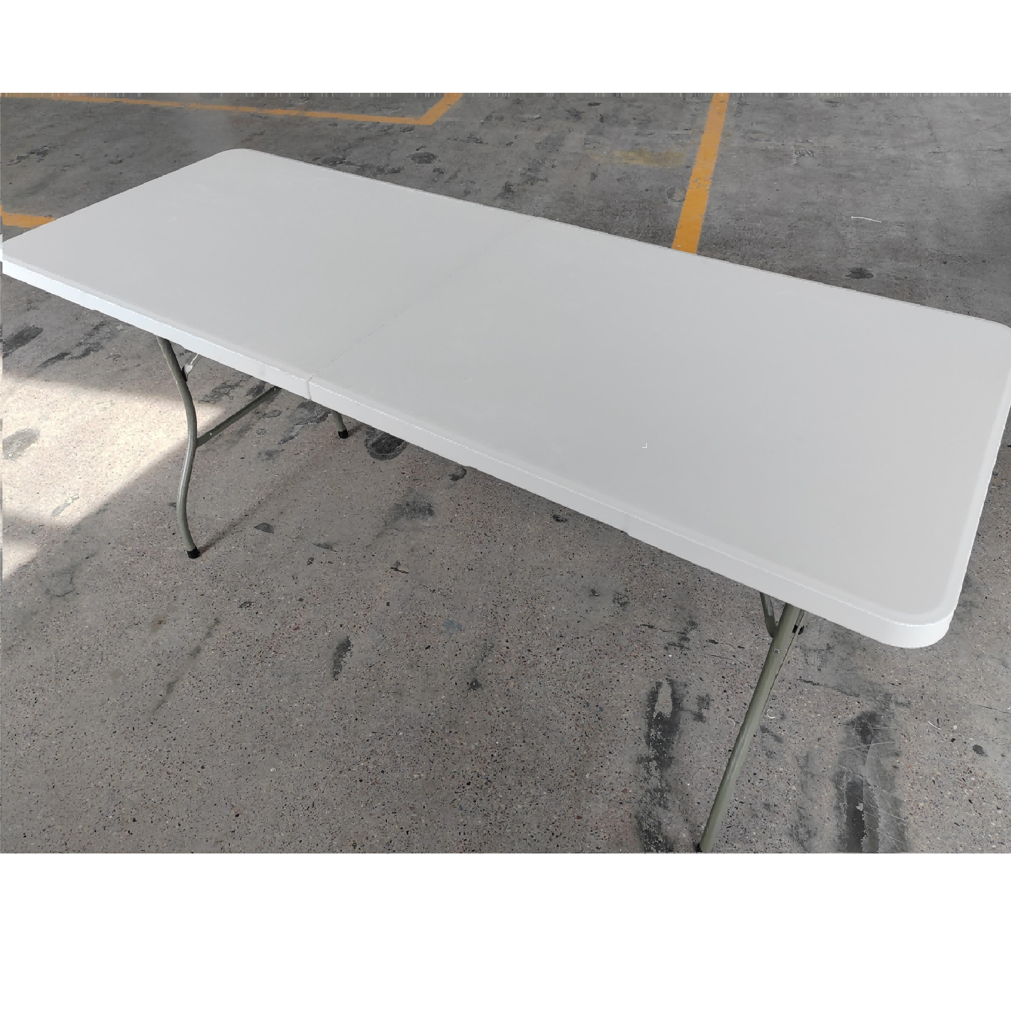 High Quality Plastic Folding Tables Folding Folded Cheap Wedding Tables Garden Events Folding for Party 4Ft/5Ft6Ft Outdoor Table