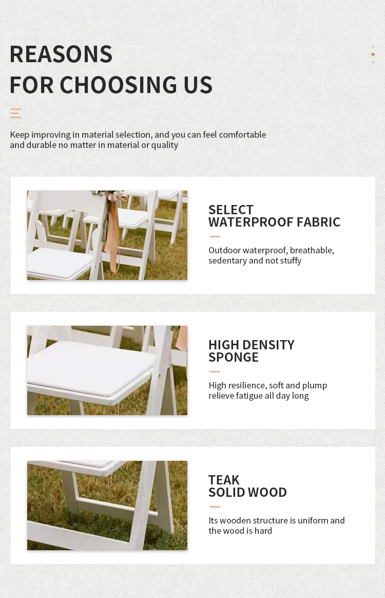 Best Selling Foldable Plastic Chair White Resin Folding Wedding Party Outdoor Chair