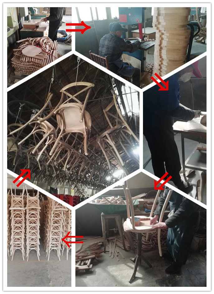 Stackable Wood Phoenix Chair Production Line