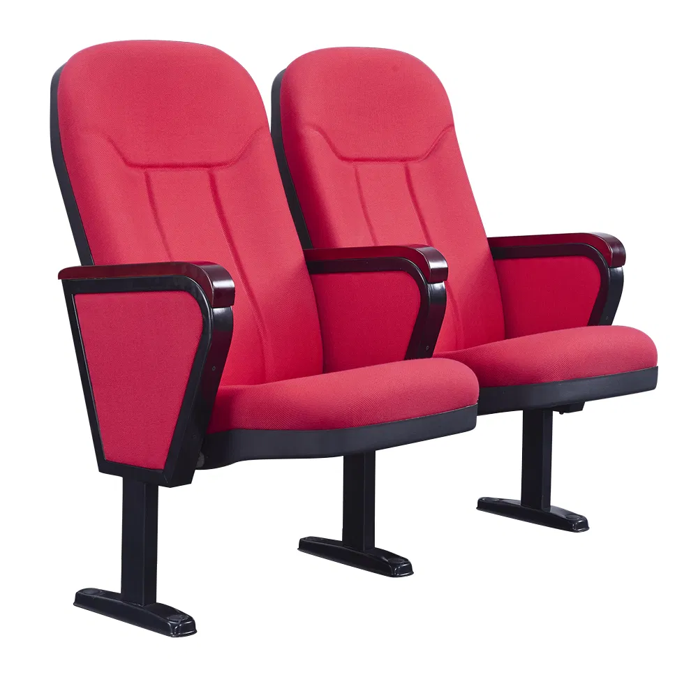 Foldable School Conference Theater Auditorium Seating (YA-16A) Red Fabric Option