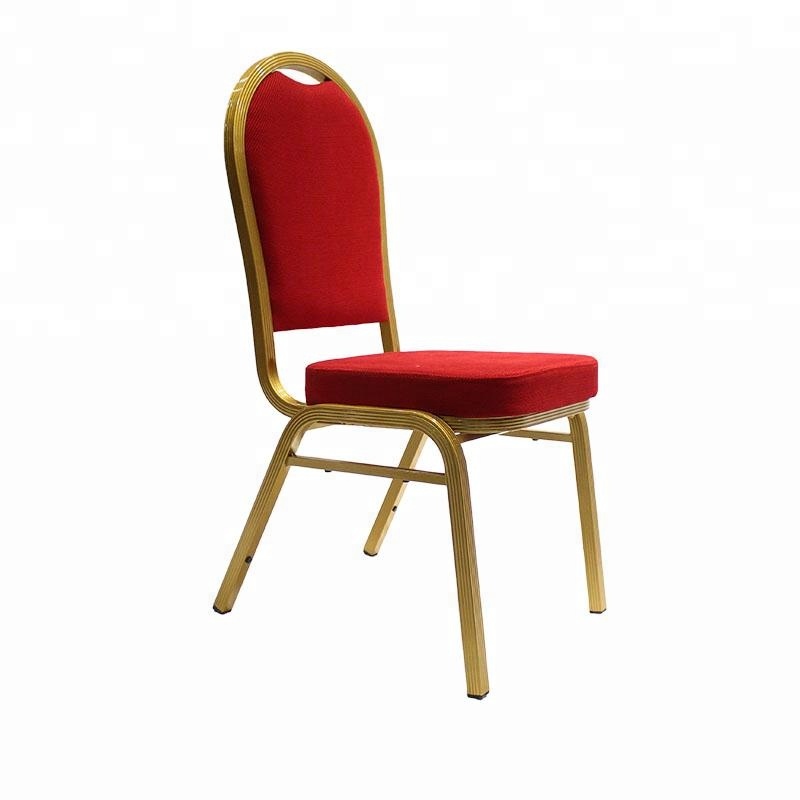 Wholesale Modern Elegant Aluminum Dining Chair Stackable Banquet Wedding Hotel Event Restaurant Villa Furniture Metal Material