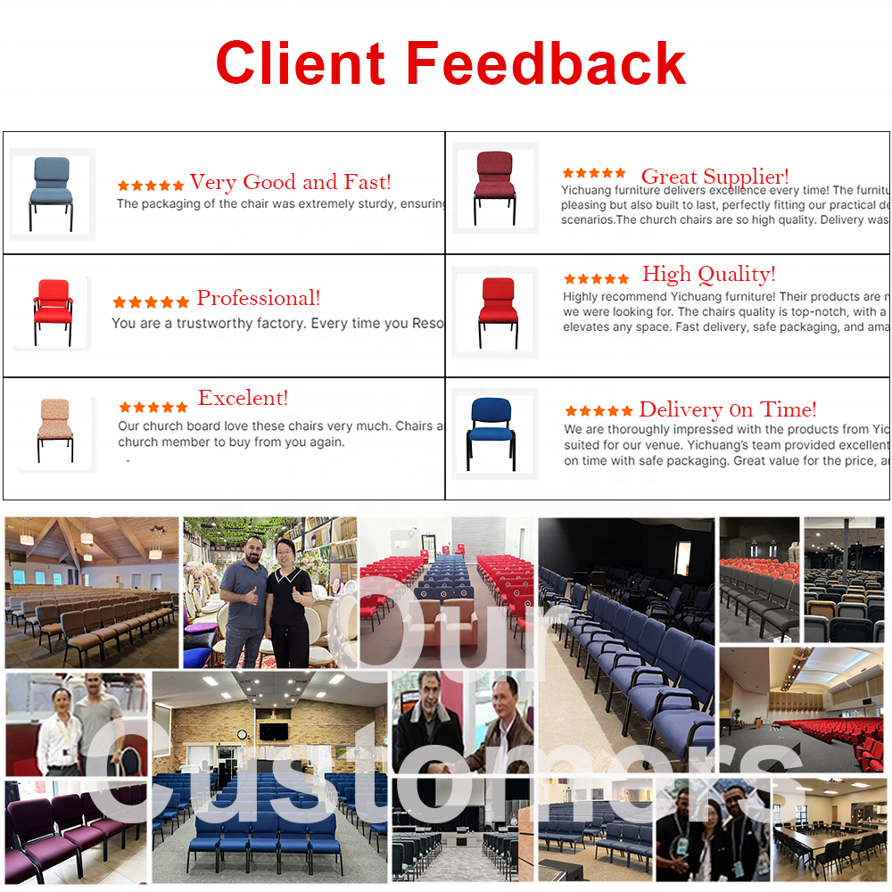 Wholesale Custom Red Modern Stackable Linkable Hotel Conference Room Office Hall Seating Stacking Auditorium Chairs for Church