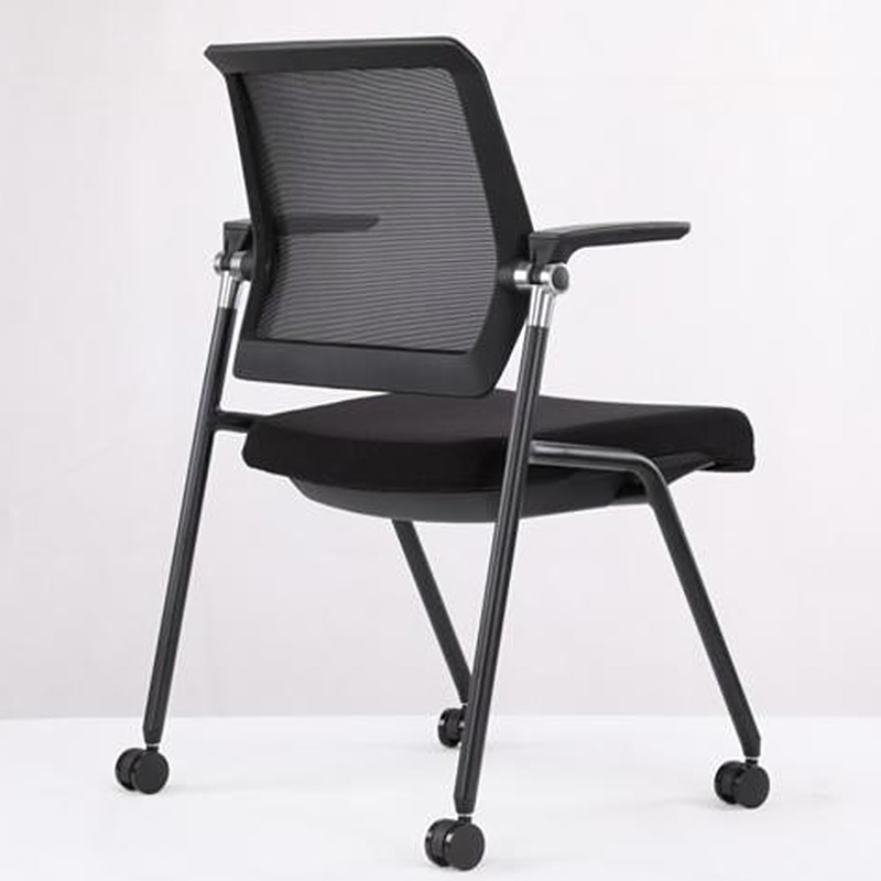 Modern Office Furniture Folding Chair with Armrests Mesh Event Training Chair