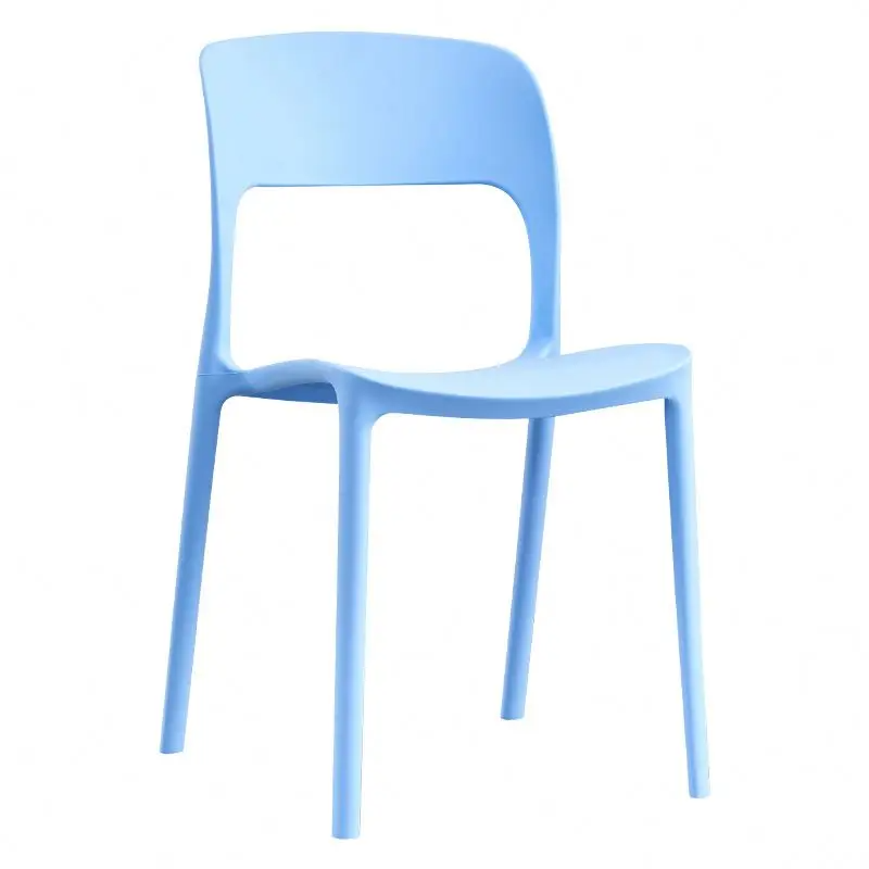 Colorful Modern Design Restaurant Kitchen Cafe Sillas Plastic Chair Stackable Dining Plastic Chair