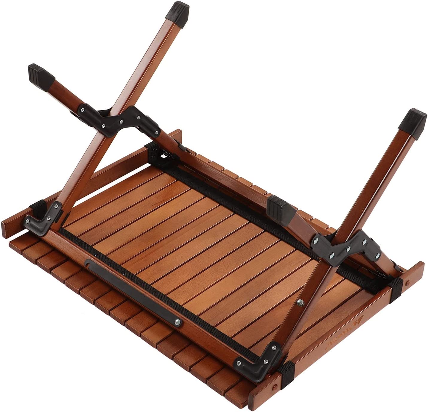 Portable wooden folding outdoor patio picnic camping table