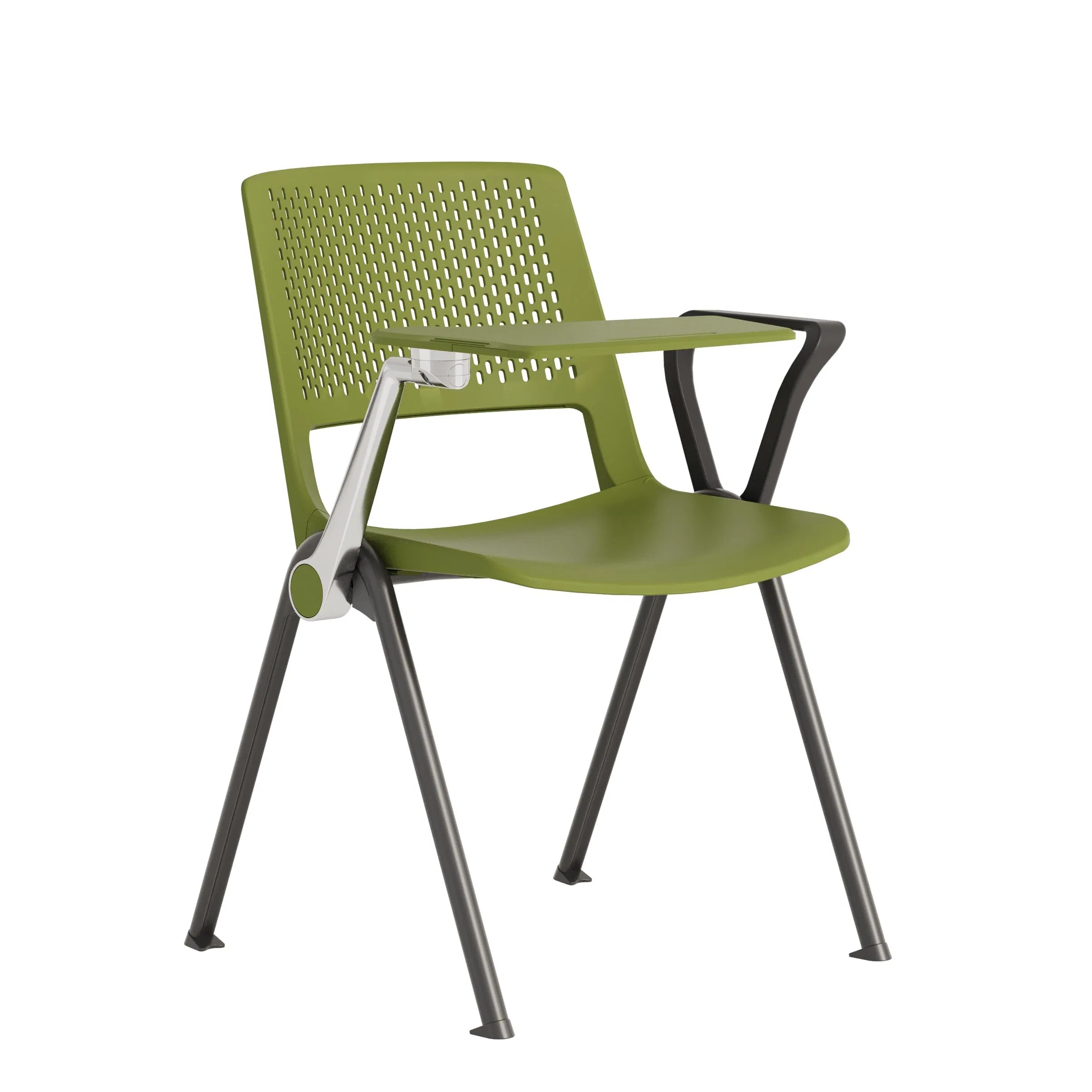 Wholesale Events Office Plastic Conference Chairs Meeting Training Stackable Staff School Class Office Chair with Writing Board