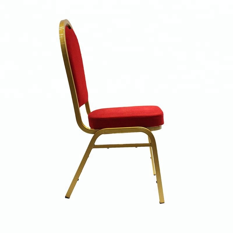 Wholesale Modern Elegant Aluminum Dining Chair Stackable Banquet Wedding Hotel Event Restaurant Villa Furniture Metal Material