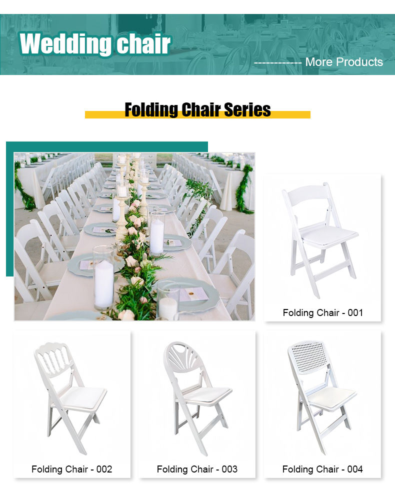 Modern White Wimbledon Plastic Folding Chairs for Event Chair Outdoor Garden Dining Event Hall Weddings Parties Durable