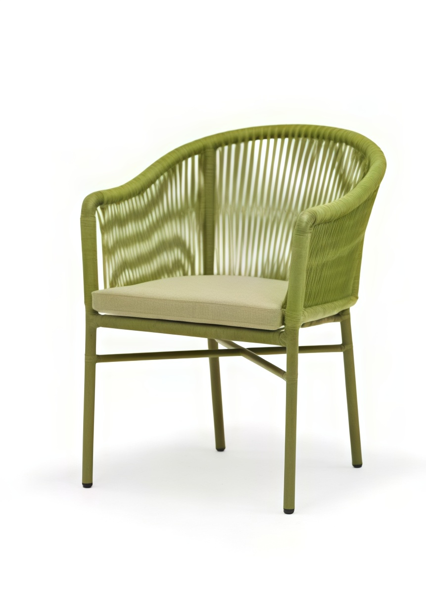 Woven Dining Chair Stacked