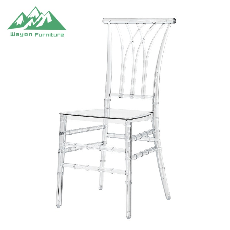 Wayon Stainless Steel Contemporary Hotel Chair Stackable &amp; Durable for Commercial Events Parties Lobby Use