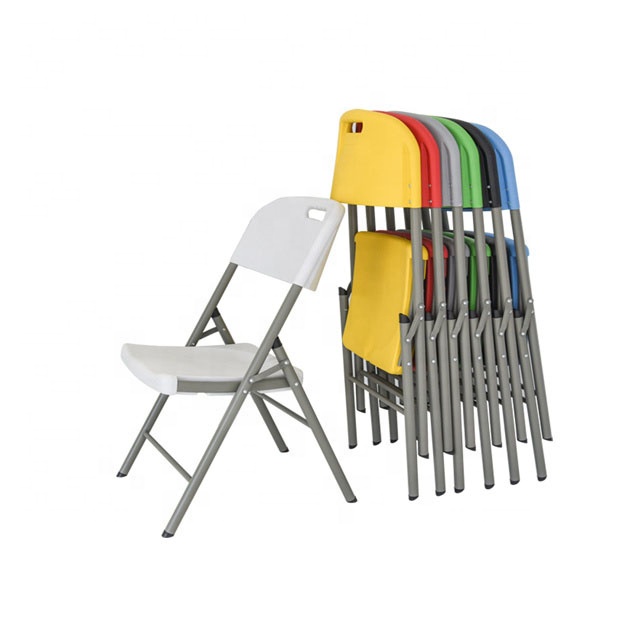 Modern Contemporary Colorful Wedding Event Conference Outdoor Plastic Folding Table Chairs for Hotel Use