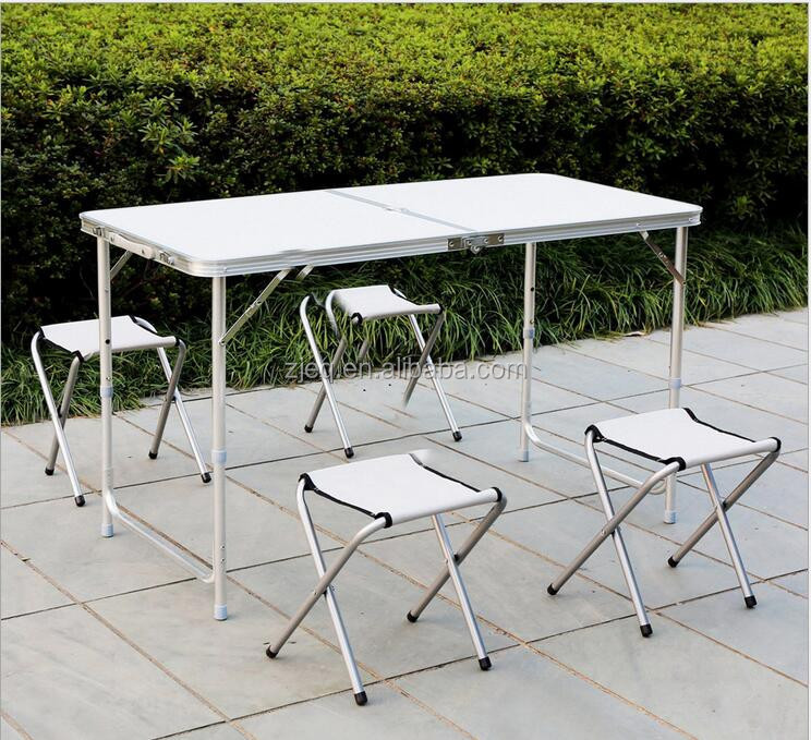Folding Table /table and Chair Metal Outdoor Furniture Picnic Aluminum Modern Park Hot Sale Multi-function Portable Outdoor