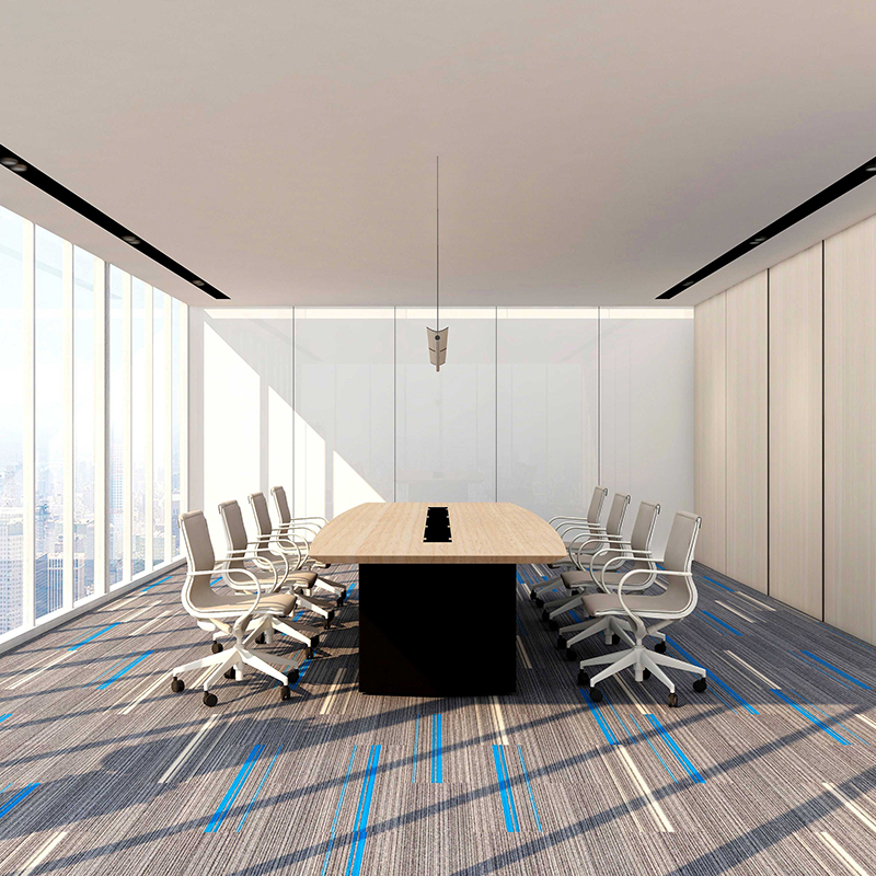 Luxury Modern Offical Solid Wood Meeting Room Desk 8 10 12 20 Person 16 Seaters Veener Laminated Wooden Conference Tables
