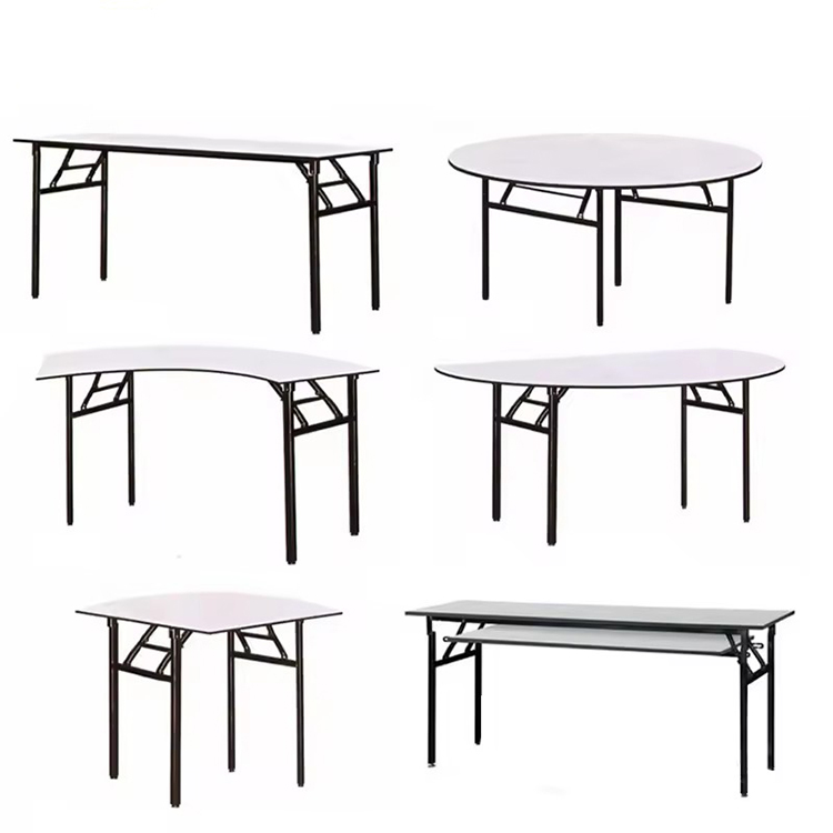 Stackable Large Round Folding Banquet Garden Dining Table