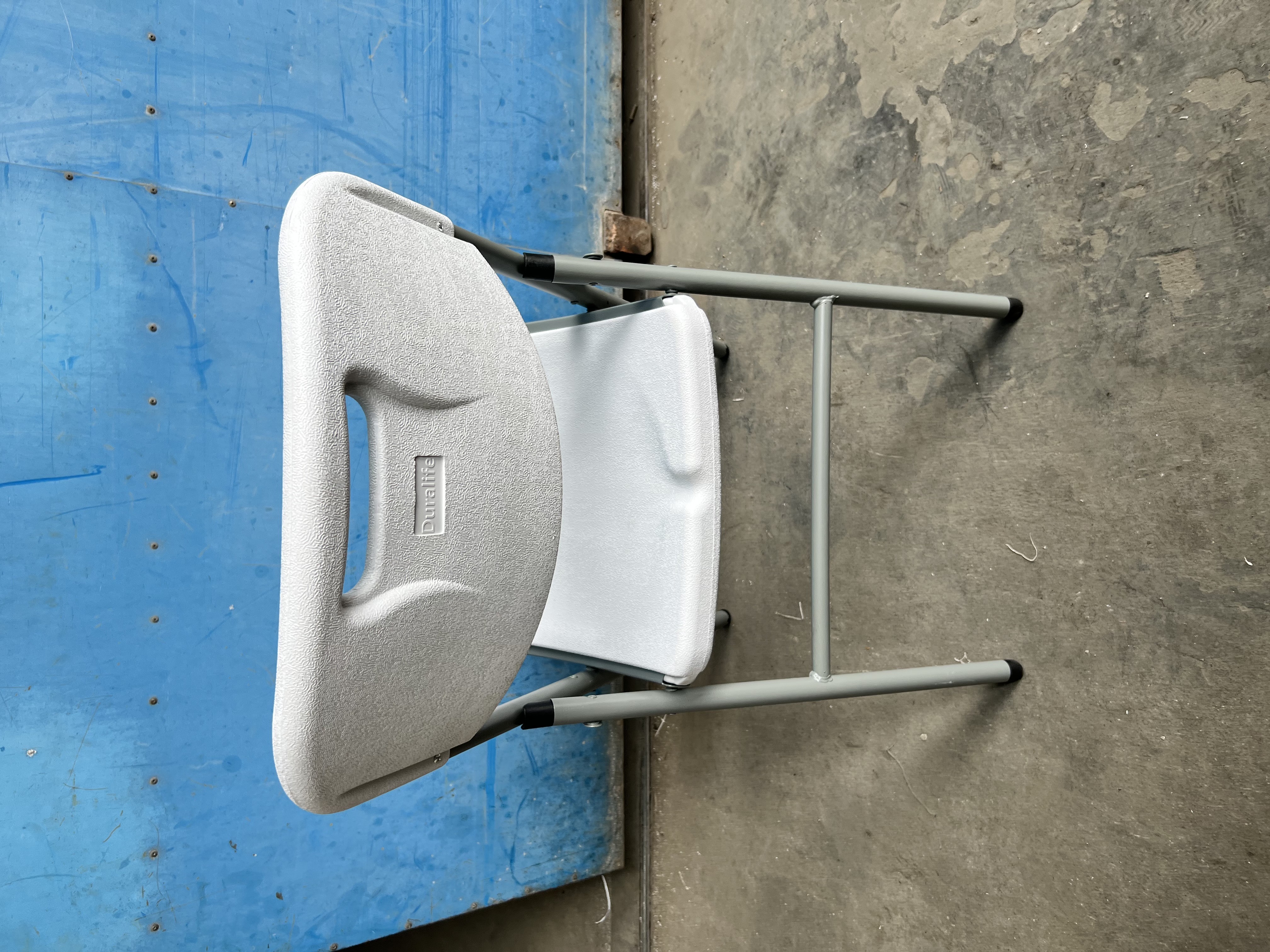Heavy Duty Lightweight Durable HDPE Foldable Portable Garden Dining Outdoor White Plastic Folding Chairs