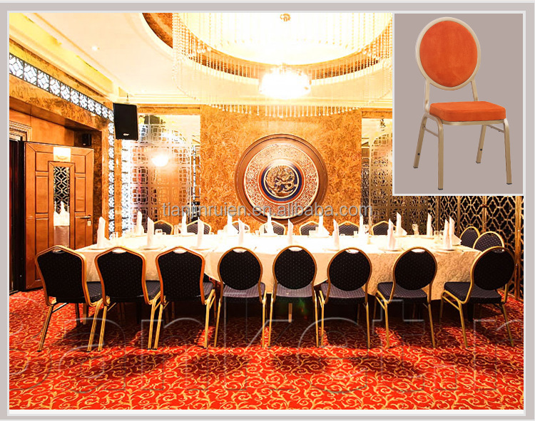 Wholesale china cheap upholstered banquet hall hotel dining chairs for wedding party