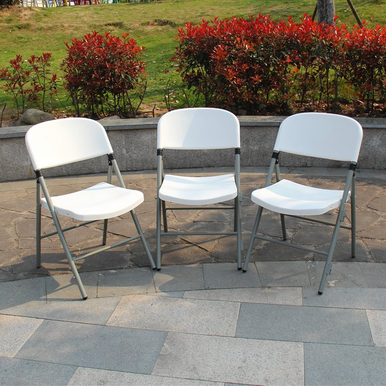 High Quality Durable Conference Office Meeting Training Injection Plastic Steel Folding Chair