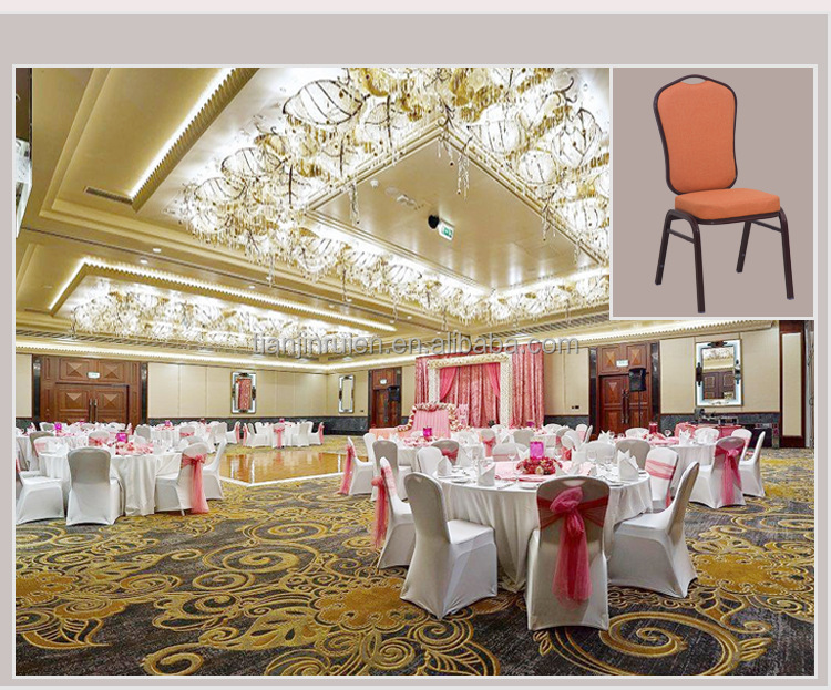 Wholesale china cheap upholstered banquet hall hotel dining chairs for wedding party