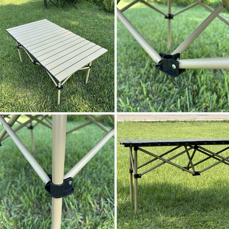 Factory Direct Portable Outdoor Foldable Long Table Customizable Camping Table for Dining Fishing Party