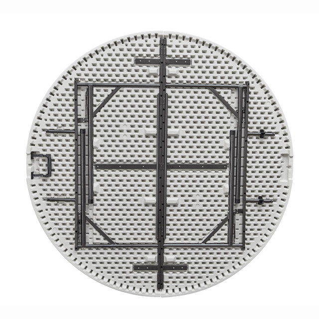 Hot Sale 6ft Wedding Party Outdoor Banquet Folding Round Plastic Table for Events Wedding