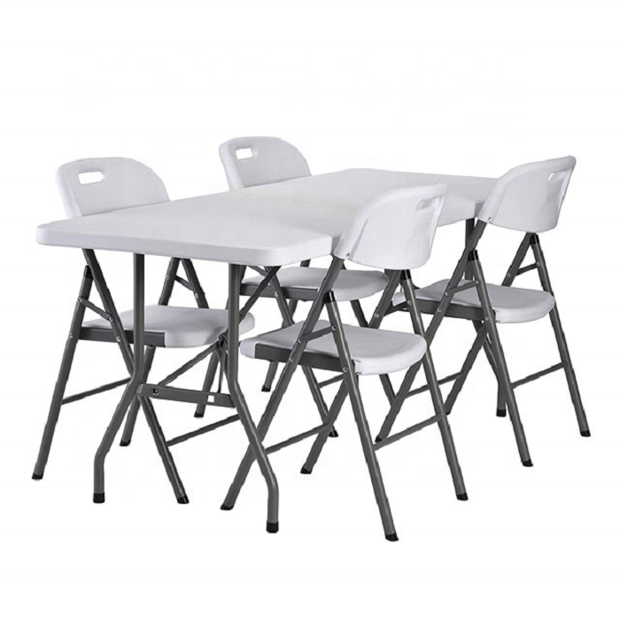 Modern Contemporary Colorful Wedding Event Conference Outdoor Plastic Folding Table Chairs for Hotel Use