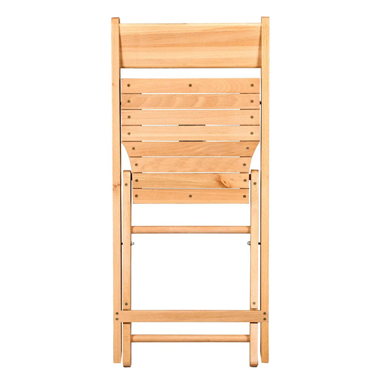 Wholesale Outdoor Event Balcony Bistro Party Folding Wood Chairs