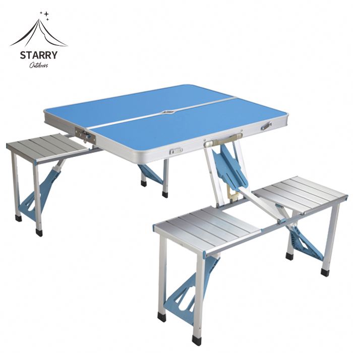 Outdoor Camping Table Portable Foldable Desk Furniture Computer Bed Ultralight Aluminium Hiking Climbing Picnic Folding Tables