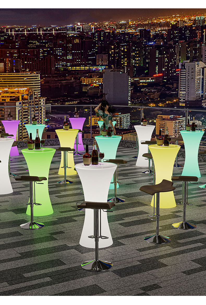 Waterproof LED Cocktail Table