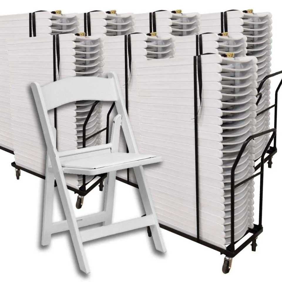 Portable Wooden Folding Chair Space Saving Detail