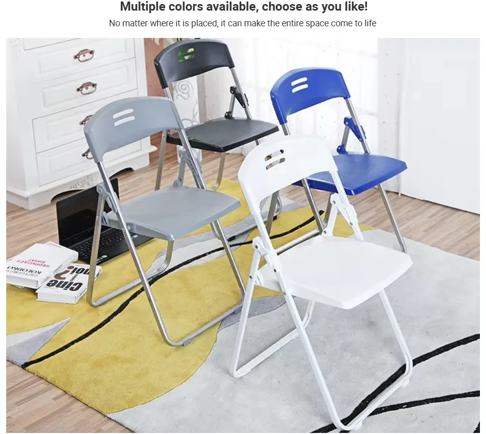 Wholesale School Furniture Classroom Study Student Table Chair Training Folding Chair