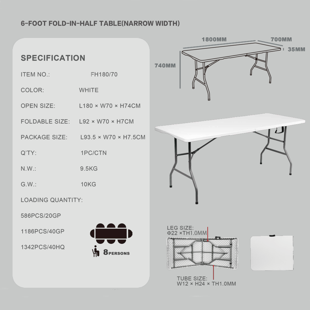 Foldable Table Detail 2