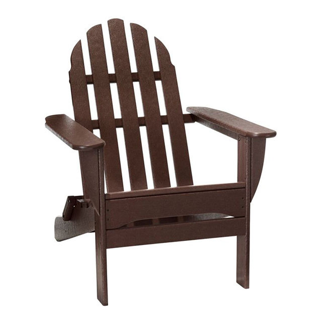 Popular Waterproof Patio Beach Chair Folding Plastic Wood Outdoor Adirondack Garden Chair