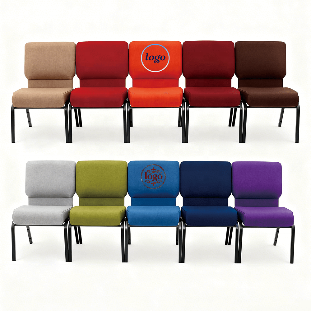 Wholesale Custom Red Modern Stackable Linkable Hotel Conference Room Office Hall Seating Stacking Auditorium Chairs for Church